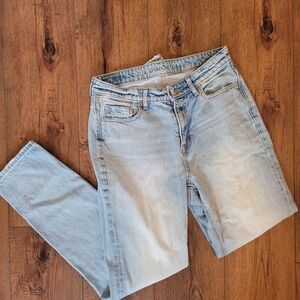 American Eagle Outfitters Light Wash Straight Leg Jeans